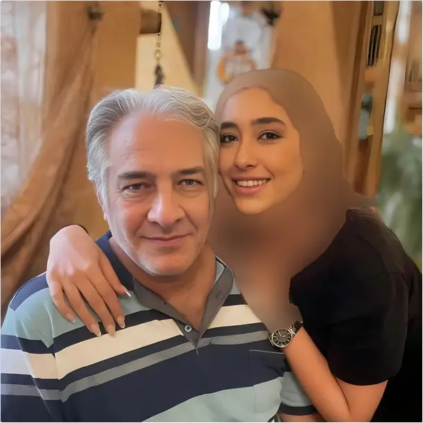 ایرج نوذری و دخترش دلربا 