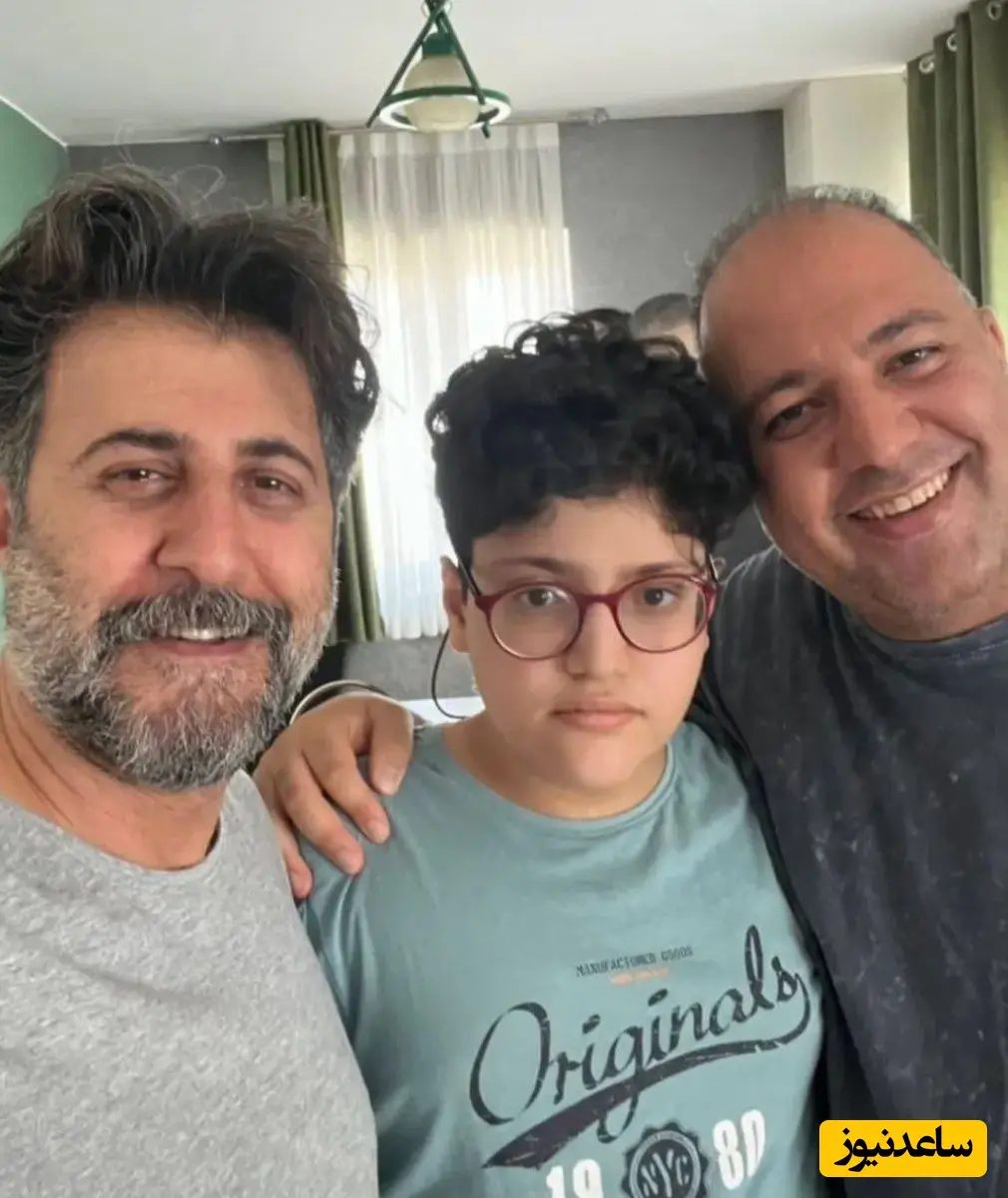 قاب متفاوت هومن حاجی عبداللهی با پسرش جانان و علی اوجی