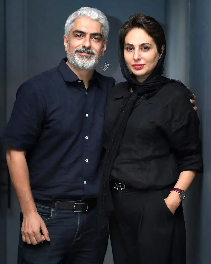 عکس ۳ مهدی پاکدل و رعنا آزادی‌ور