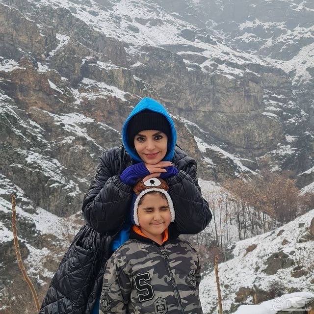 سپیده خداوردی و پسرش