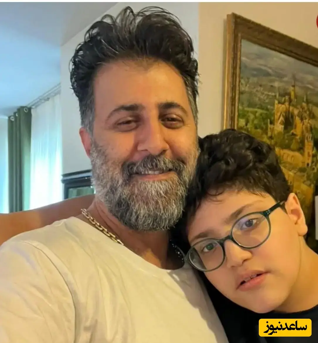 هومن حاجی عبداللهی و پسرش