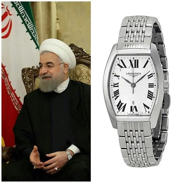ساعت حسن روحانی