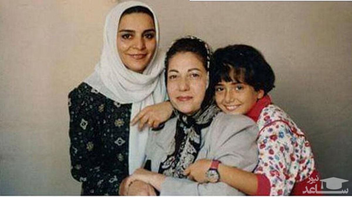 باران کوثری و مادرش 