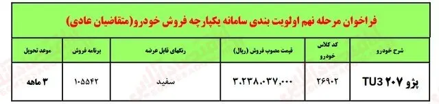 ایران خودرو 207