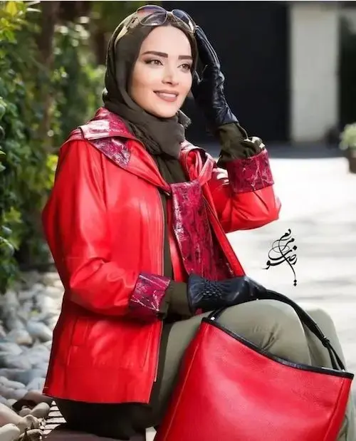 کت‌ چرم بازیگران ایرانی