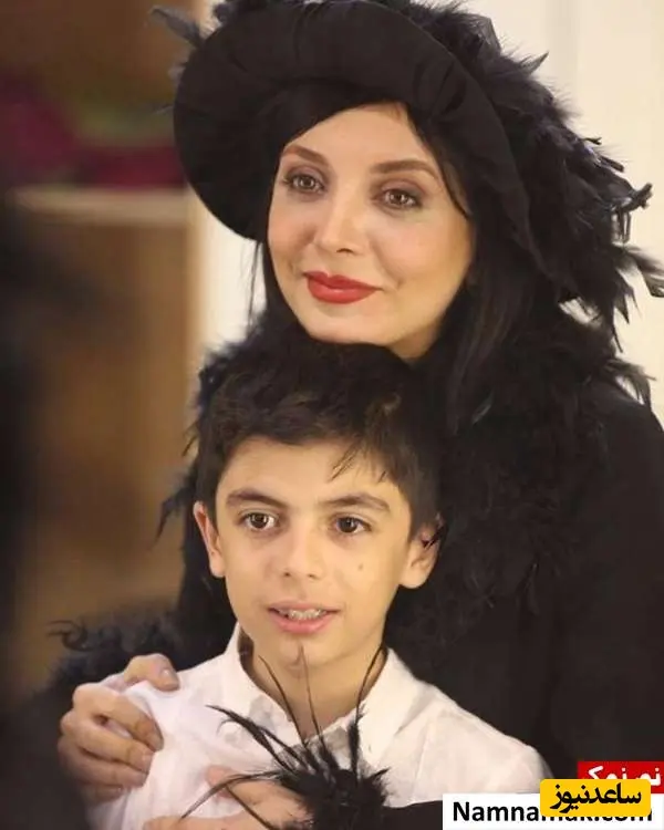 رویا میرعلمی و پسرش