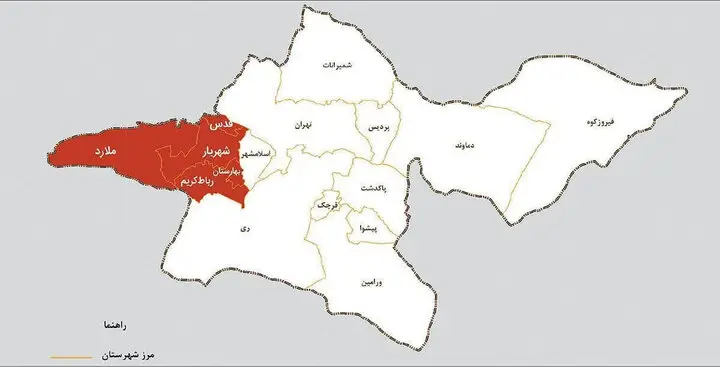 صفر تا ۱۰۰ تشکیل استان تهران شرقی و غربی