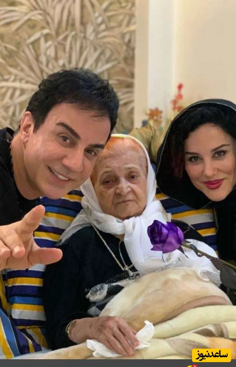 عیادت آشا محرابی از مادر عمو پورنگ