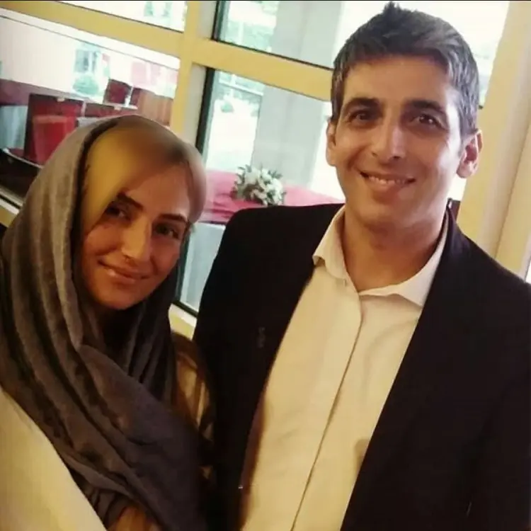 حمید گودرزی و همسرش