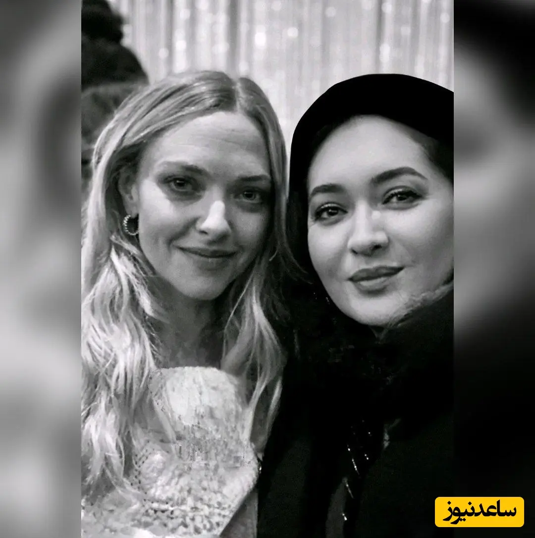 نیکی کریمی در کنار آماندا سایفرد