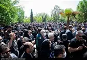 مراسم تشییع و تدفین پیکر زنده یاد کیومرث پوراحمد