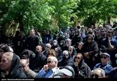 مراسم تشییع و تدفین پیکر زنده یاد کیومرث پوراحمد