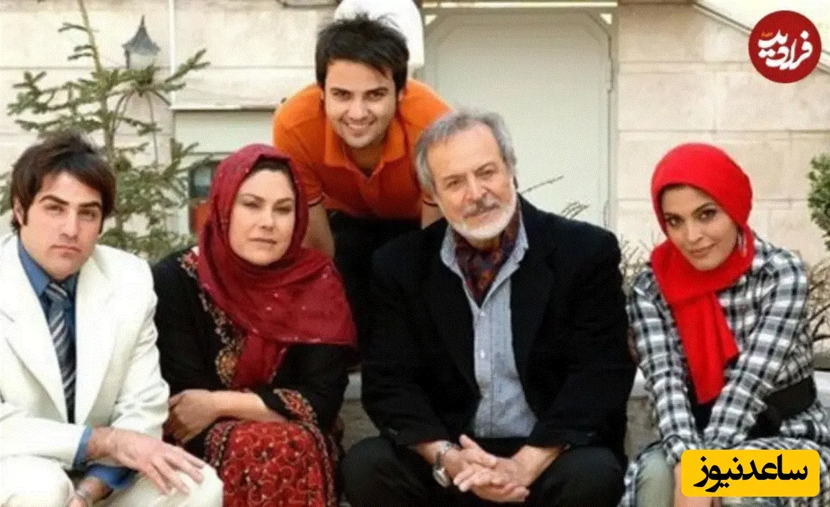 عکس یادگاری بازیگران