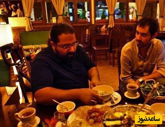 جمع هنرمندان در کافه شهاب حسینی
