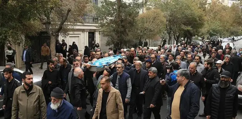 تشیع جنازه خواهر احمدی نژاد