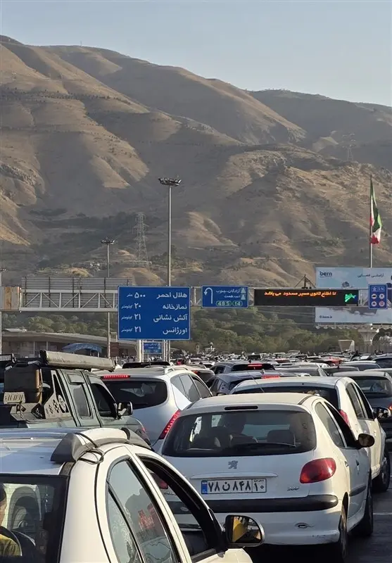آزادراه تهران شمال مسدود شد/ مسیرهای جایگزین+ عکس