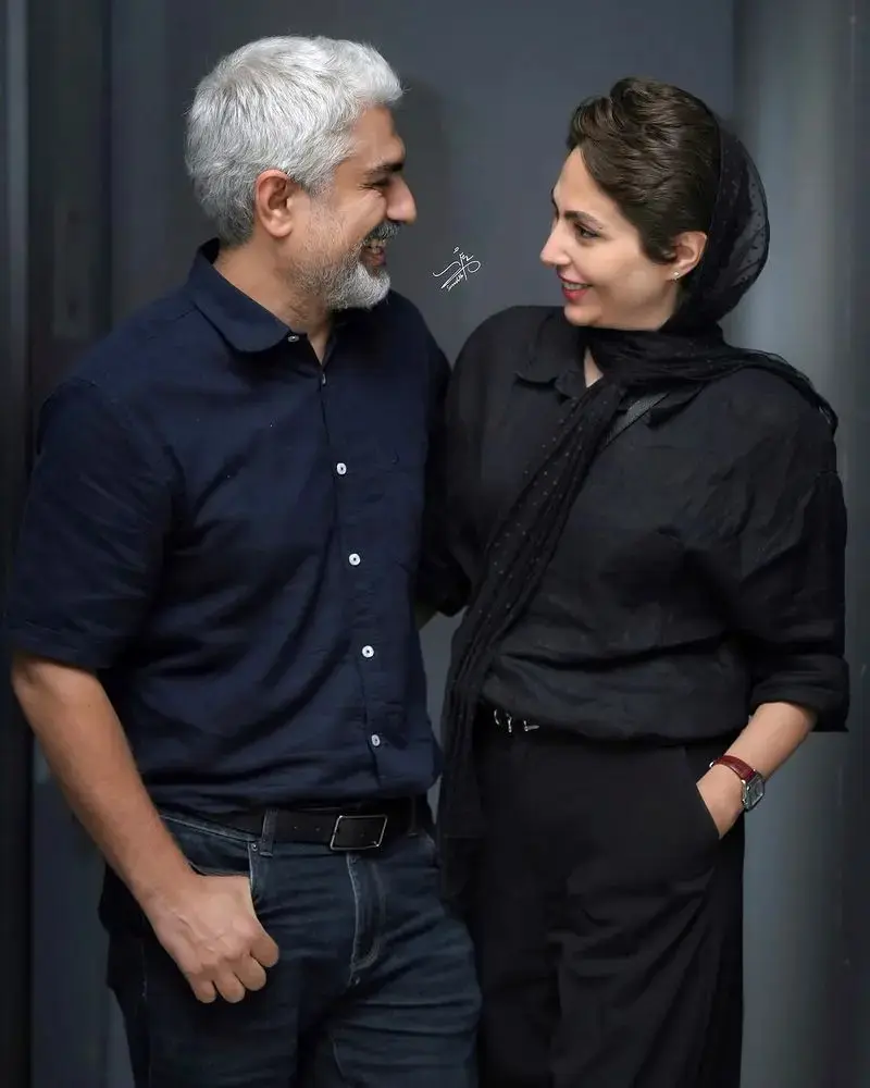 عکس ۲ مهدی پاکدل و رعنا آزادی‌ور