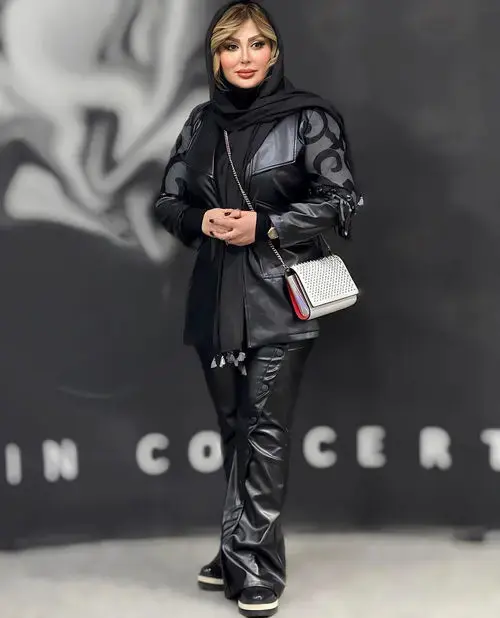 کت‌ چرم بازیگران ایرانی