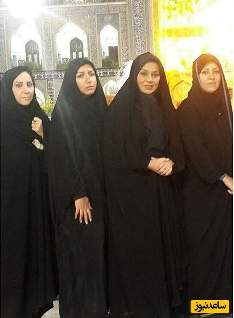 بازیگران در حرم امام رضا