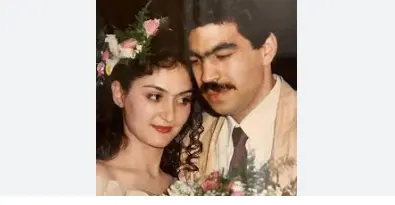 عروسی سروش صحت و همسرش