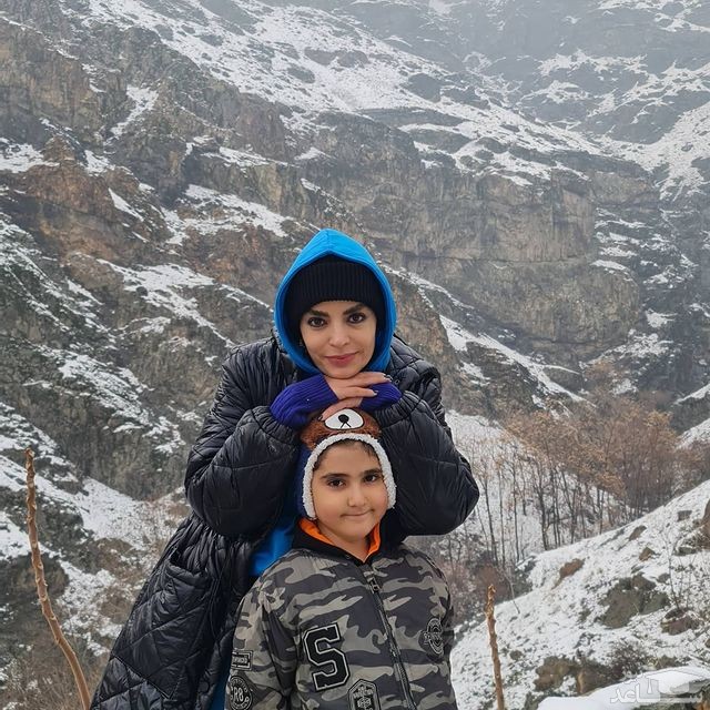 سپیده خداوردی و پسرش