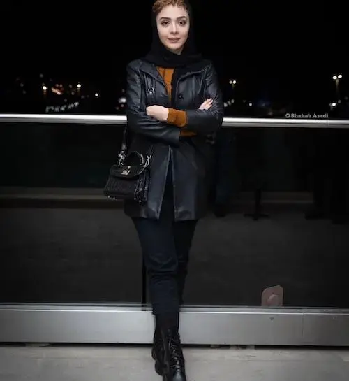 کت‌ چرم بازیگران ایرانی