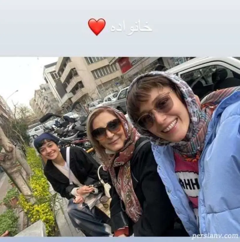 فرشته حسینی و مادر شوهرش