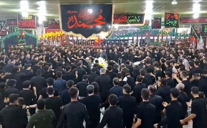 مراسم سنجودمام و سینهزنی سنتی در «اهرم»