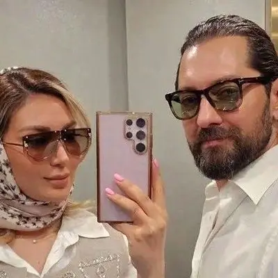 عکس جالب و با مزه بهرام رادان در کنار خانواده‌اش!