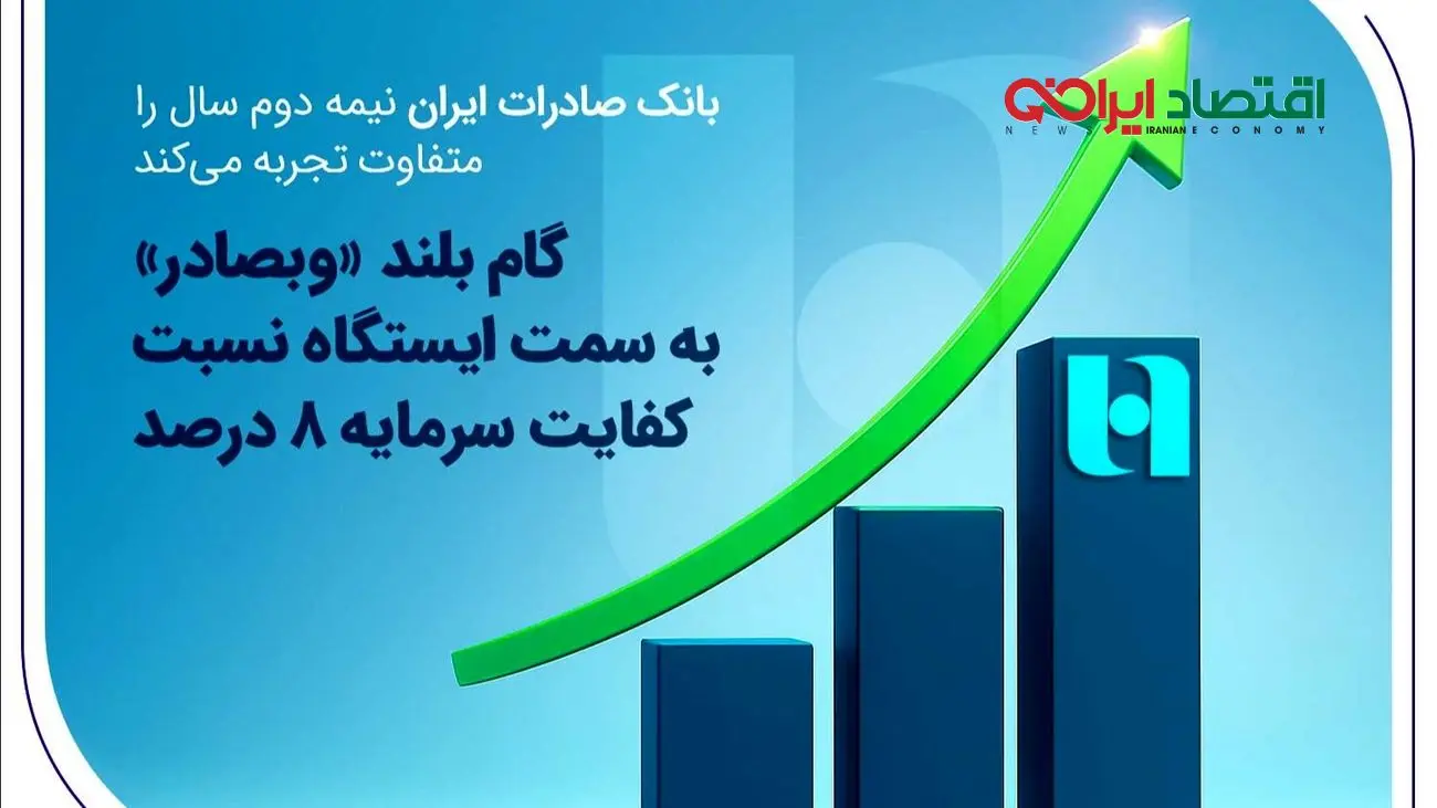 گام بلند «وبصادر» به سمت ایستگاه نسبت کفایت سرمایه ۸ درصد