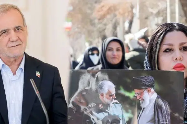 وقتی پزشکیان  از دختران بدحجاب  غافلگیر شد + فیلم