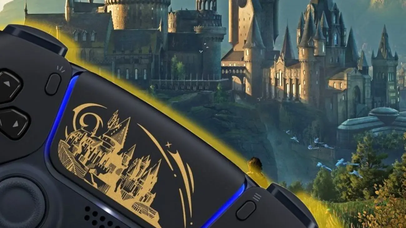 سونی از کنترلر دوالسنس با طرح بازی Hogwarts Legacy رونمایی کرد