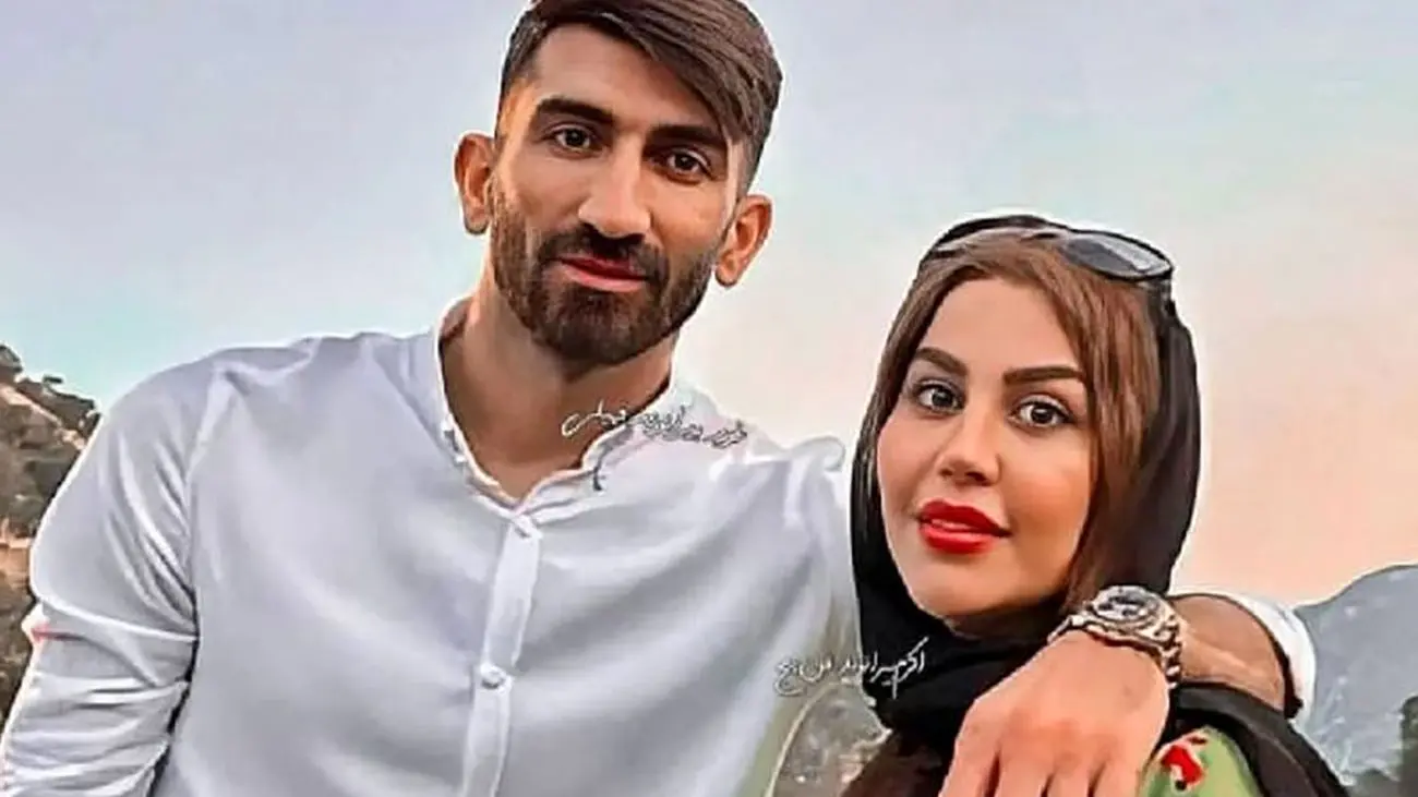 عکس لورفته علیرضا بیراوند بعد از جام ملت ها با زنش / تفریح لاکچری بعد از باخت ایران!