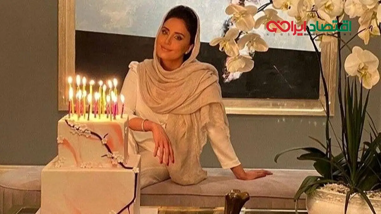 تصاویری از خانه مجلل الناز شاکردوست؛ شکوه فرش ایرانی و لوسترهای بلوری