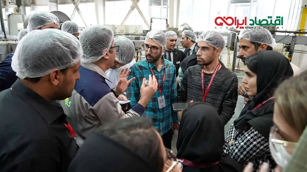 بازدید دانشجویان از کارخانجات شرکت صنعت غذایی کورش
