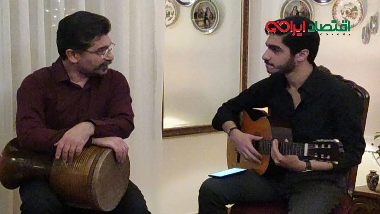 کلکسیون آلات موسیقی هنری در خانه امیرحسین مدرس؛ از سه‌تار تا گیتار!