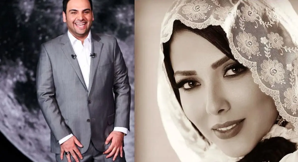 خانم بازیگر احسان علیخانی را با خاک یکسان کرد ! / خواستگاری مجری از خانم بازیگر ! + عکس