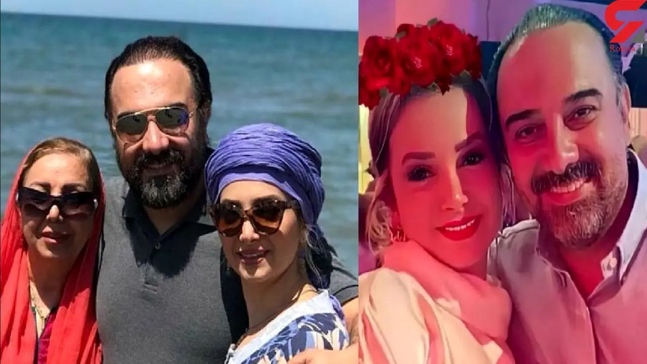 ازدواج دوباره برزو ارجمند با عروس سوپر اروپایی / این عکس در آمریکا جنجال به پا کرد!