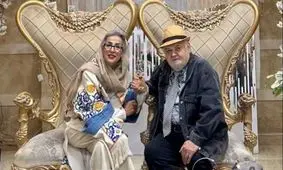 چیدمان شگفت‌انگیز خانه شاهانه «اکبر عبدی» و همسرش؛ ترکیبی از مدرنیته و سنت