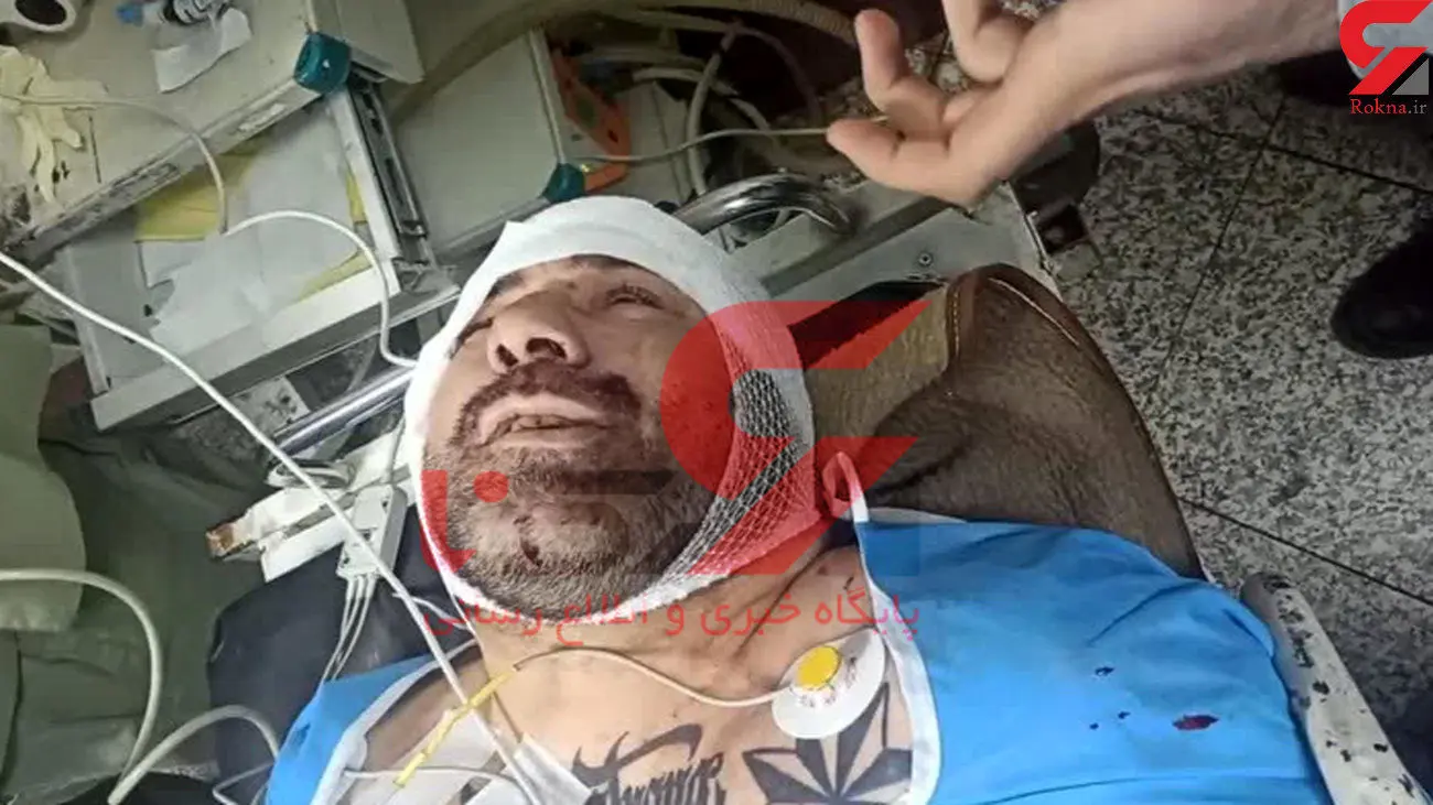 اولین فیلم از لحظه چاقو و گلوله خوردن هانی کرده در بهشت زهرای تهران + عکس در بیمارستان