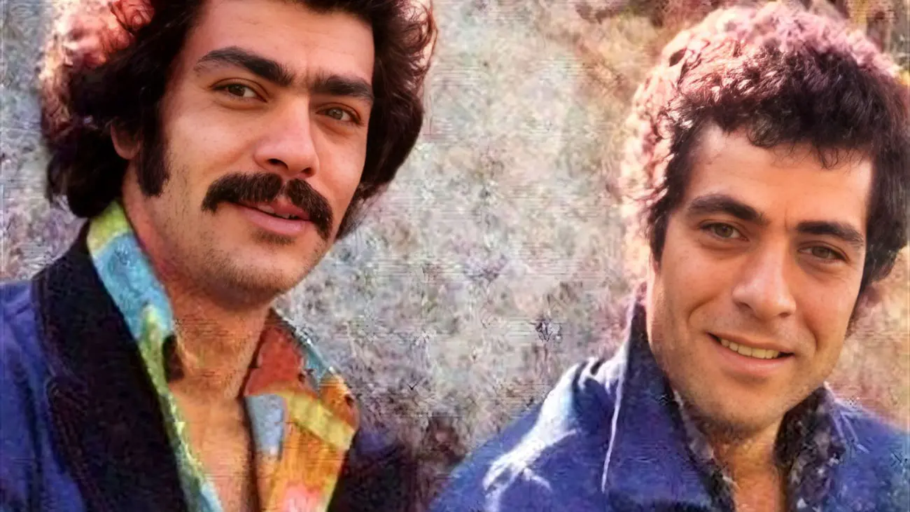 عکس بهروز وثوقی و برادرش چنگیز وثوقی در سال 54 / قابی از تاریخ و زیرخاکی !