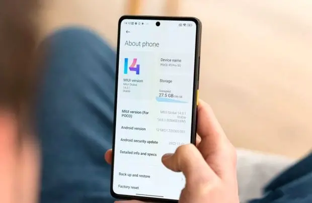 رابط کاربری MIUI
