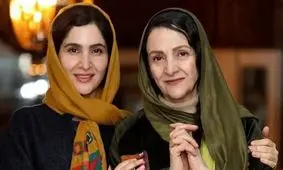 تصویری خیره‌کننده از گلاب آدینه و دخترش / مادر و دختر هر 2 زیبا !