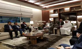 سفر فرزین و مدیران عامل بانک‌های سپه، صادرات و پارسیان به امارات
