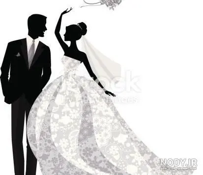 این زن هیچجوره حاضر نیست لباس عروسش را در بیاورد ! + عکس