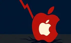 سقوط سهام اپل / سیب گاز زده زمین خورد
