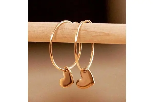 گوشواره حلقه ای لوله ای برای خانم های سخت پسند