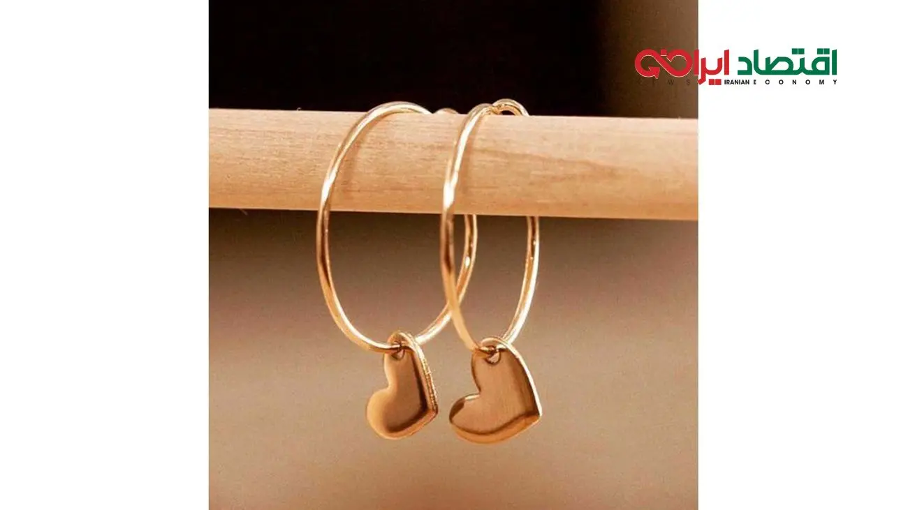 گوشواره حلقه ای لوله ای برای خانم های سخت پسند