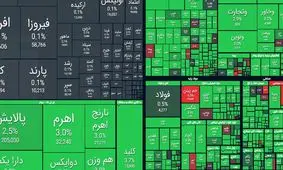 چراغ بورس سبز ماند + نمادها