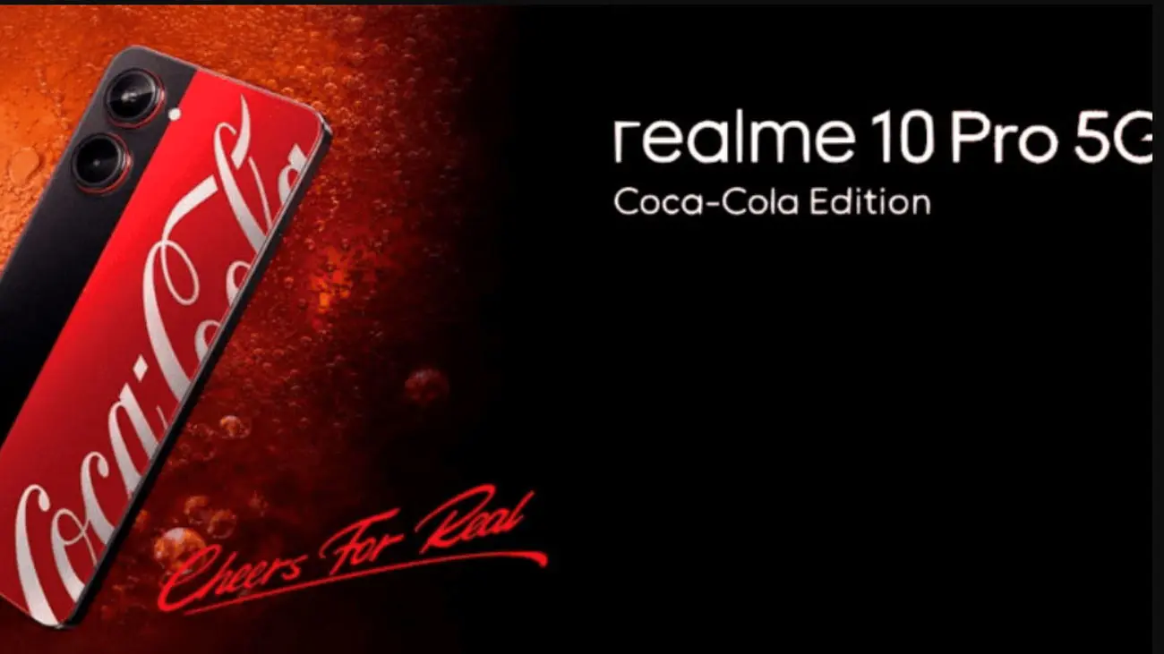 رونمایی رسمی از گوشی کوکاکولا Realme 10 Pro 5G + عکس